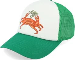 Crab A-shape Cap Green Trucker - Upfront