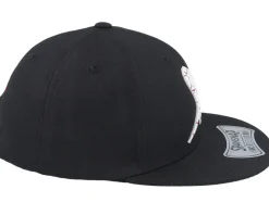 Crackle Cap Black Snapback - Bauer