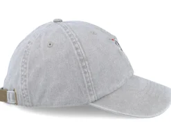 Crane Embroidery Grey Dad Cap - Wild Spirit