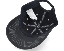 Crash Black Dad Cap - Santa Cruz