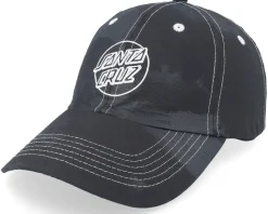 Crash Black Dad Cap - Santa Cruz