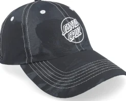 Crash Black Dad Cap - Santa Cruz