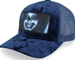 Crazy Smile Velvet Navy/Navy A-frame Trucker - Scenes