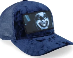 Crazy Smile Velvet Navy/Navy A-frame Trucker - Scenes