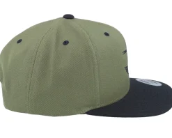 Crazy Smiley Black/Olive/Black Snapback - Iconic