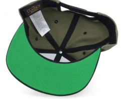 Crazy Smiley Black/Olive/Black Snapback - Iconic