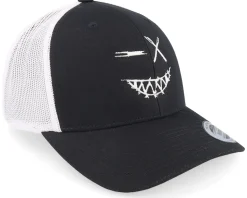 Crazy Smiley Retro 2 Tone Black/White Trucker - Iconic