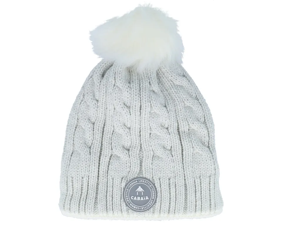 Creamy Gin Light Grey Pom - Cabaïa