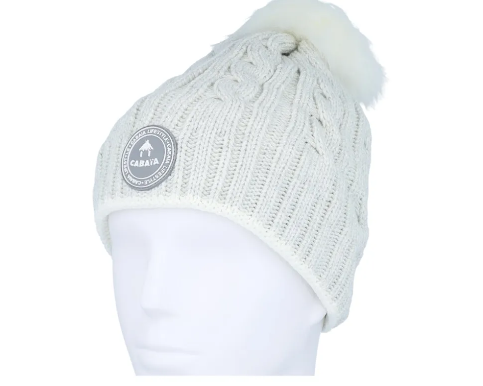 Creamy Gin Light Grey Pom - Cabaïa