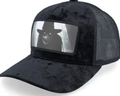 Creepy Dook Velvet Black/Black A-frame Trucker - Scenes