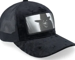 Creepy Dook Velvet Black/Black A-frame Trucker - Scenes