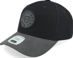 Crest Black/Black Adjustable - Brixton