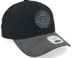 Crest Black/Black Adjustable - Brixton
