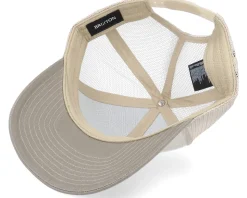 Crest Mesh Twig/Vanilla Trucker - Brixton
