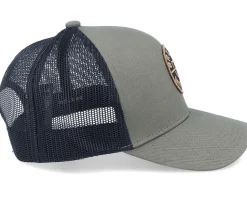 Crest MP Military Olive/Black Trucker - Brixton