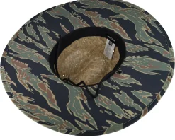 Crest Sun Tan/Tiger Camo Straw Hat - Brixton