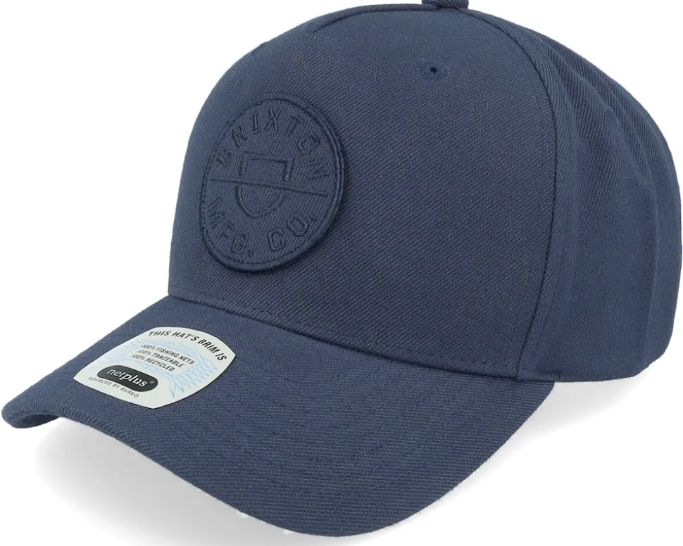 Crest Washed Navy/Washed Navy Adjustable - Brixton