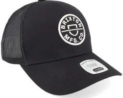 Crest X Black/Black Trucker - Brixton