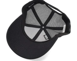 Crest X Black/Black Trucker - Brixton
