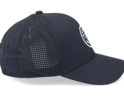 Crest X Medium Profile Black Trucker - Brixton