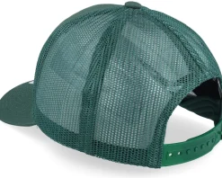 Crest X Medium Profile Mesh Cap Trekking Green Trucker - Brixton