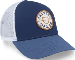 Crest X Medium Profile Washed Navy/Joe Blue Trucker - Brixton