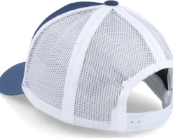 Crest X Medium Profile Washed Navy/Joe Blue Trucker - Brixton