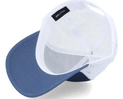 Crest X Medium Profile Washed Navy/Joe Blue Trucker - Brixton