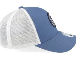 Crest X Mesh Cap Dark Denim/White A-Frame Trucker - Brixton