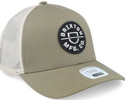 Crest X Mp Mesh Cap Vetiver/Khaki Trucker - Brixton