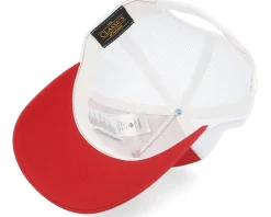 Crimsonwave Logo Retro Red/White A-frame Trucker - Skillfish