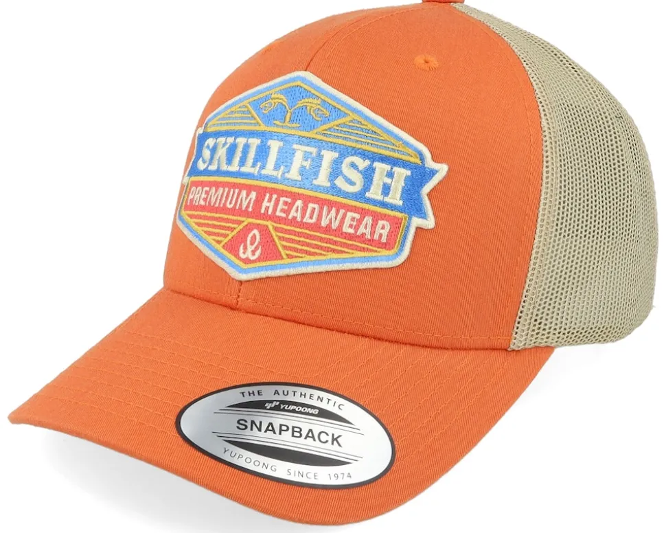 Crimsonwave Logo Retro 2-tone Rustic Orange/Khaki - Skillfish