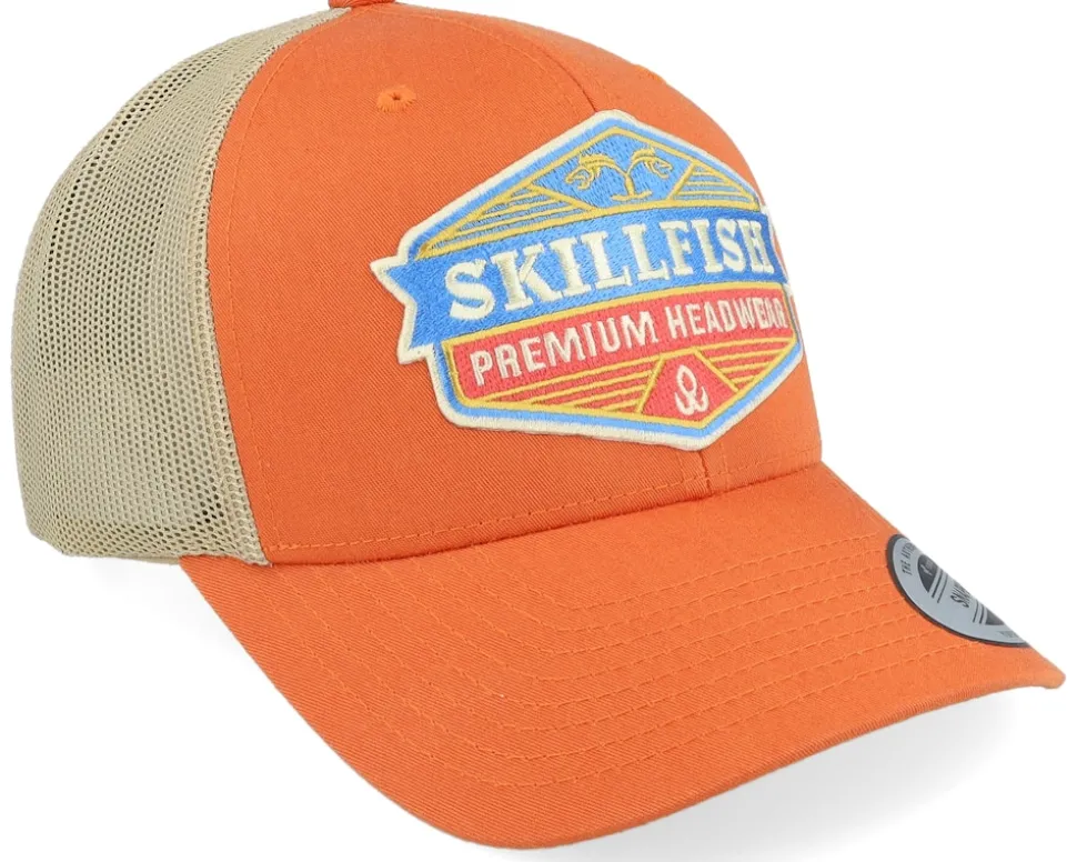 Crimsonwave Logo Retro 2-tone Rustic Orange/Khaki - Skillfish