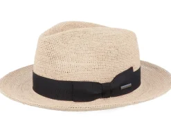 Crochet Straw Fedora - Stetson
