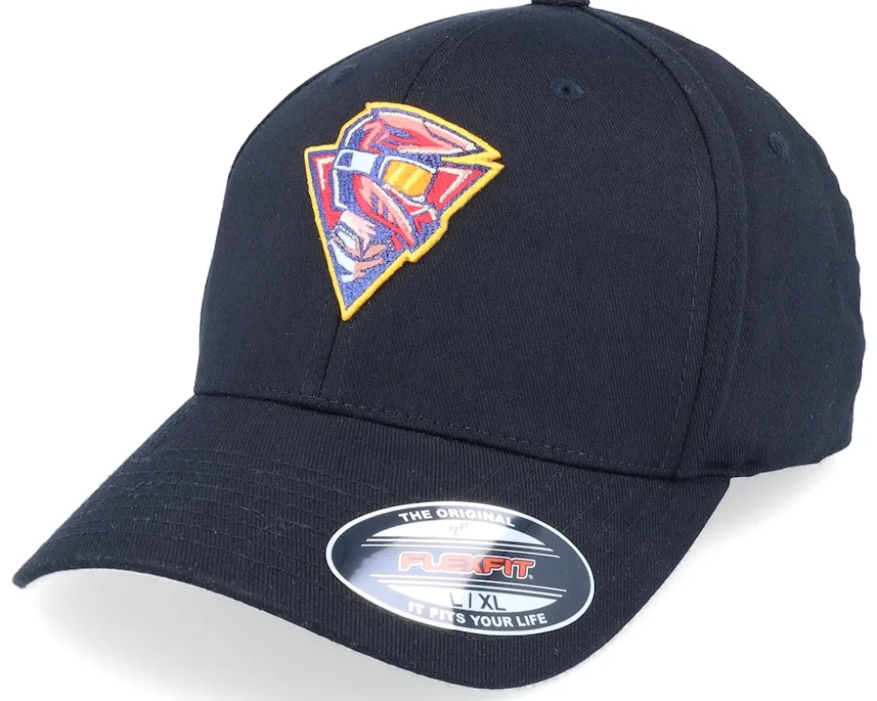 Cross Biker Logo Black Flexfit - Born To Ride