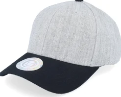 CROWN 2 Heather Grey/Black Wool Adjustable - Upfront