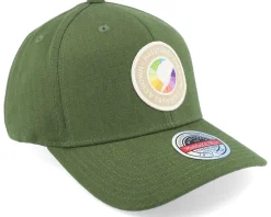 Crown Badge Sand/Rainbow Olive 110 Adjustable - Hatstore