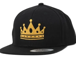 Crown Black/Gold Snapback - Iconic