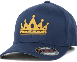 Crown Navy/Gold Flexfit - Iconic