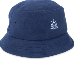 Crown Polar Fleece Hat Navy Bucket - HUF