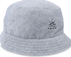 Crown Polar Fleece Hat Steel Grey Bucket - HUF