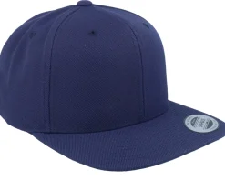 Crown Side Embroidered Navy Snapback - Iconic