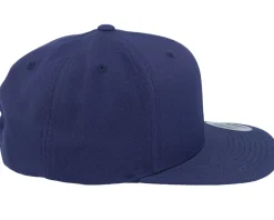 Crown Side Embroidered Navy Snapback - Iconic