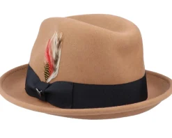 Crushable Blues Pecan Trilby - Jaxon & James