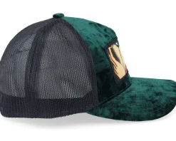 Crying Girl Pop Art Velvet Navy/Black A-Frame Trucker - Calza Pennello