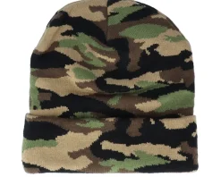 Cuffed Jungle Camo Beanie - Beechfield