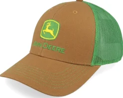 Current Embroidery Green/Brown Trucker - John Deere