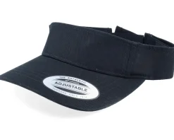 Curved Black Visor - Yupoong