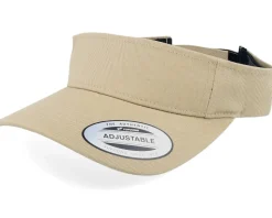 Curved Red Visor - Yupoong