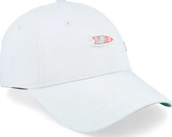 Curved Visor Surfsup Light Grey Dad Cap - Coastal